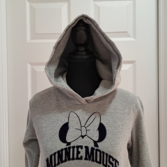 Uniqlo x Disney Minnie Mouse Sweatshirt Dress Women's Medium Hoodie Grey Tunic - Picture 4 of 12